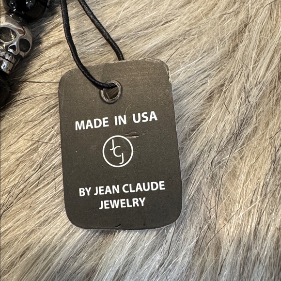 Jean Claude Black Beaded Necklace - Picture 3 of 8